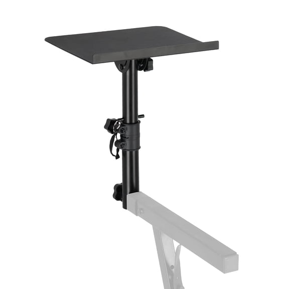 Rockville ZLS Z-Style Stand Attachment for Laptops, Tablets, and Studio Monitors Adjustable Height Tilt Black