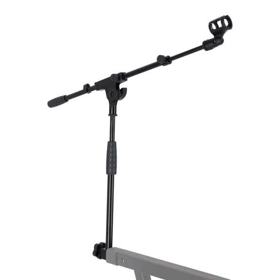 Rockville ZMS Mic Stand Attachment for Z-Stands Adjustable Boom, Height, and Angle