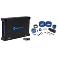thumbnail image 1 of Rockville dB13 3000 Watt Peak/750w CEA rated RMS Mono 2 Ohm Amplifier+Amp Kit, 1 of 11