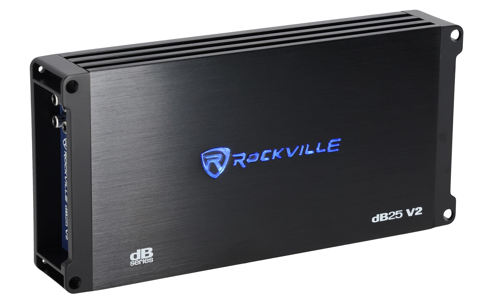 Rockville dB25 v2 3000w Peak/750w RMS 2 Channel Amplifier Compact Car Stereo Amp