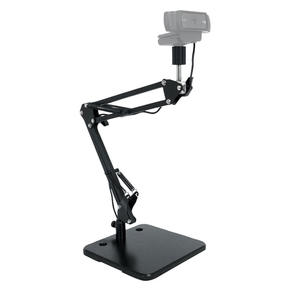 Rockville iSTAND 75 Desktop Webcam Stand w/ Boom and Weighted Base