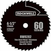 Rockwell Compact Circular Saw 4.5-Inch Hss Blade