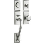 Rockwell EAGH301HSUS15 Savoy Handle Set with Sandhill Knob, Brushed Nickel