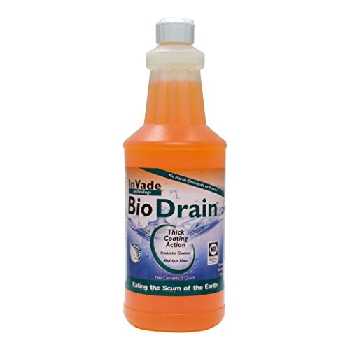 Rockwell Labes -InVade Bio Drain Quart (32oz) ~ Restaurant Drain Gel Organic Treatment ~ Eliminates Odors, Fruit, Phorid, and Drain Flies