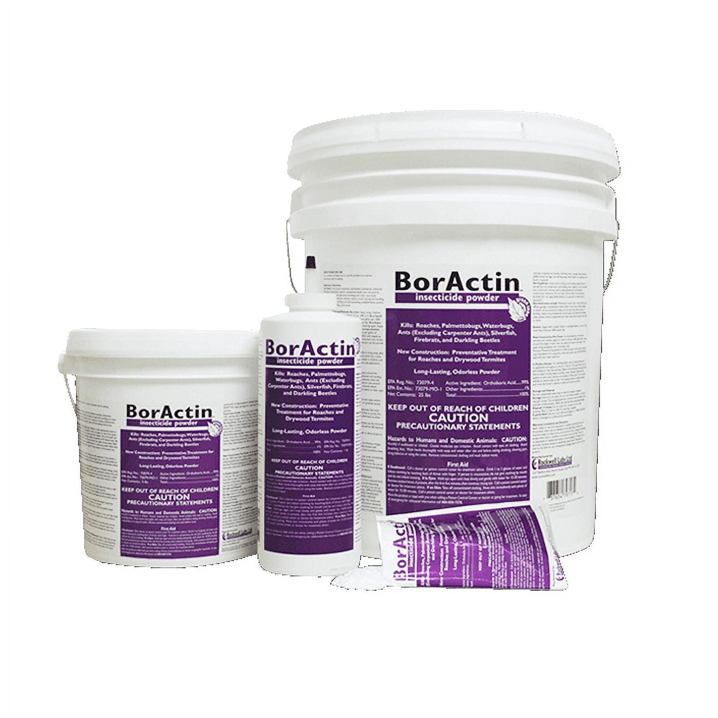 Rockwell Labs BorActin Orthoboric Acid Insecticide Powder, 1 lb ...