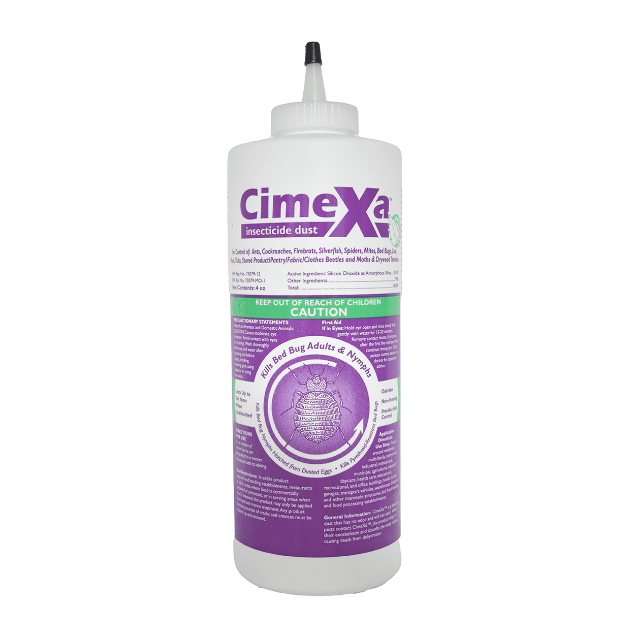 Rockwell Labs Cimexa Dust Insecticide 4oz - Roach & Bug Killer ...