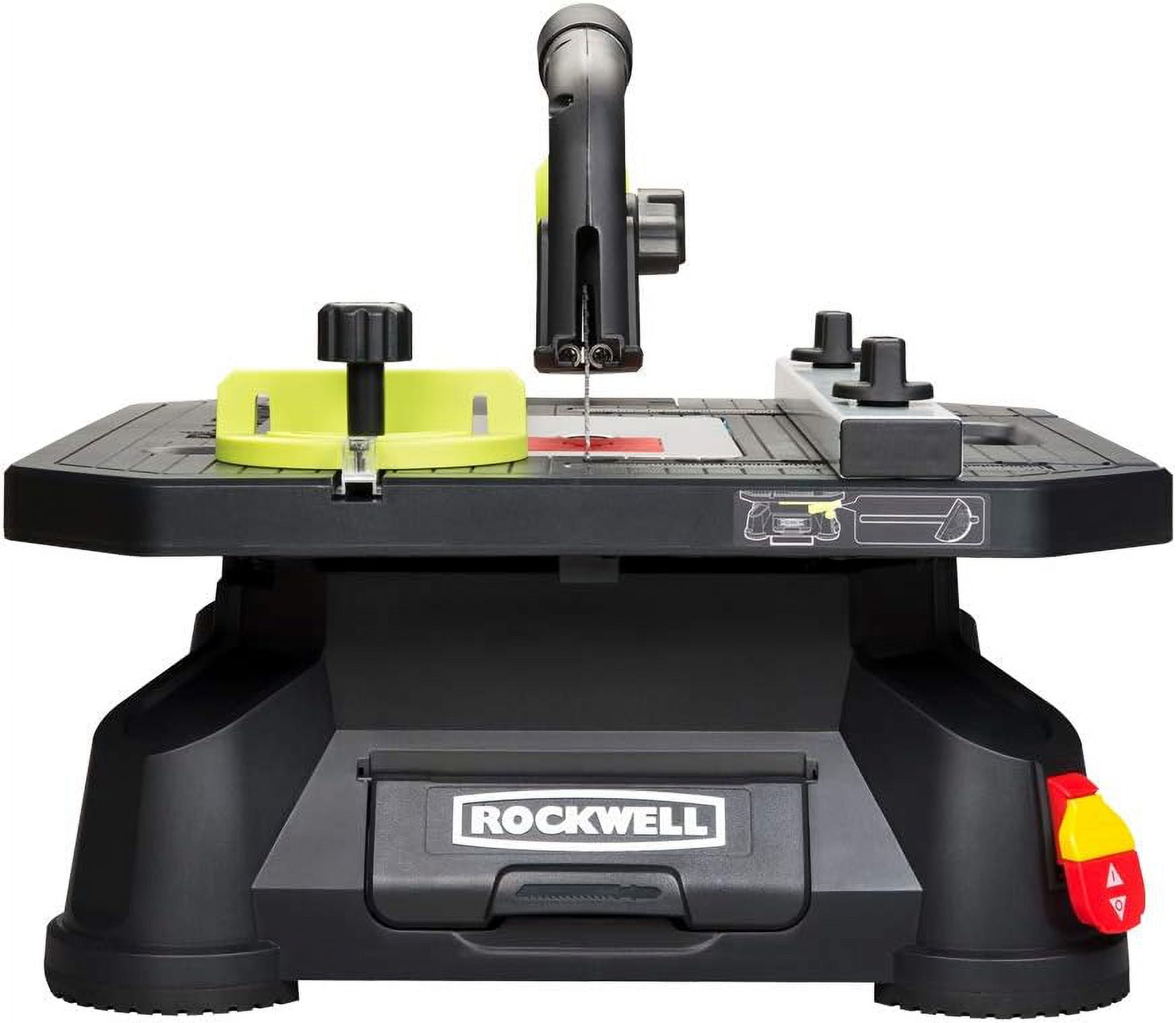 Rockwell RK7323 BladeRunner X2 Portable Tabletop Saw with Steel Rip Fence, Miter Gauge & 7