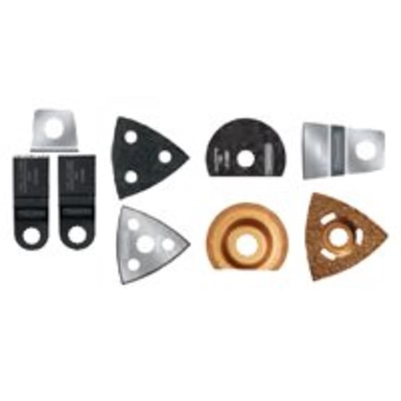 Rockwell RW9176K Super Refill Kit for Sonicrafter Tool includes 14 Accessory Attachments and 20 Sanding Sheets