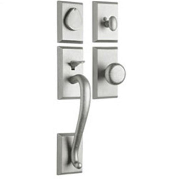 Rockwell Savoy Handle Set with Sandhill Knob, Oil Rubbed Bronze