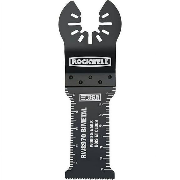 Rockwell Sonicrafter 1-1/4" Extra Long EXTENDED LIFE Bimetal Wood and Nail End Cut Blade