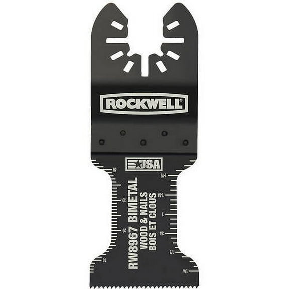 Rockwell Sonicrafter 1-3/8" EXTENDED LIFE Bimetal Wood and Nail End Cut Blade