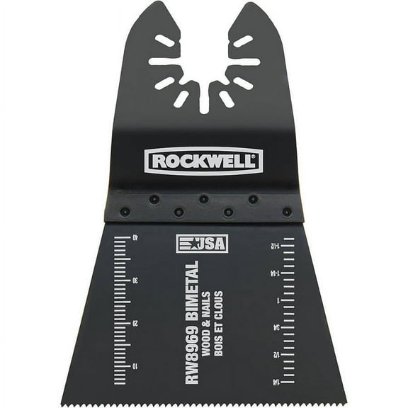 Rockwell Sonicrafter 2 1/2" Extra Wide EXTENDED LIFE Bimetal Wood and Nail End Cut Blade