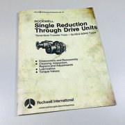 Rockwell Sqhd Single Reduction Through Drive Units Maintenance Service Manual