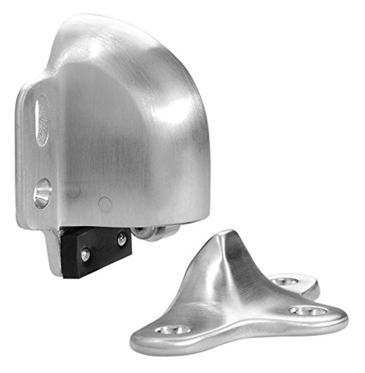 Rockwood 085843 491.26D Automatic Door Holder with Stop, Satin Chrome Finish CA2