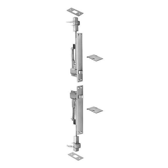 Rockwood Automatic Flush Bolt,Satin Chrome 2842.26D