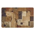 thumbnail image 1 of Rockwood Collection's 20x32 Inch Bathroom Rug - Modern Geometric Patchwork Design, Perfect Addition to Bedroom, Office, Living Room, Entryway, Hardwood Floors, 1 of 5