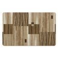thumbnail image 1 of Rockwood Collection's Modern Geometric Patchwork Bathroom Rug, Perfect 20x32 inch Floor Decor for Bedroom, Office, Living Room, Entryway. Great for Hardwood Floors., 1 of 5