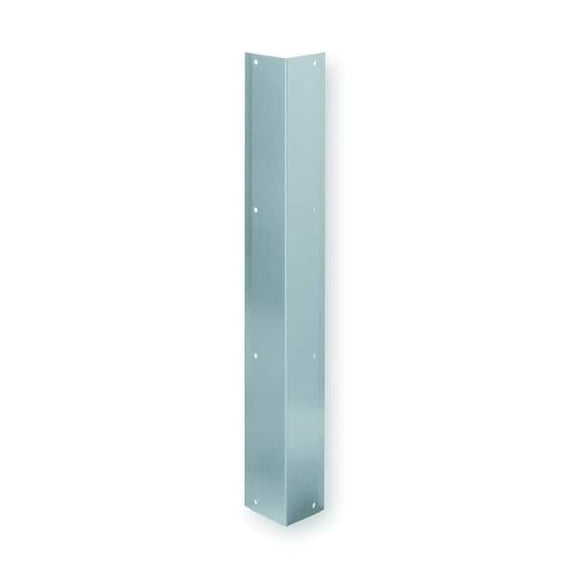 Rockwood Corner Guard, Silver, SS, 4 ft H, 3 in W 295.32d 3" x 3" x 48