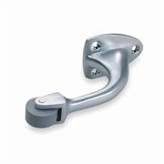 Curved Roller Stop,Satin Chrome,Screw-In 455.26D