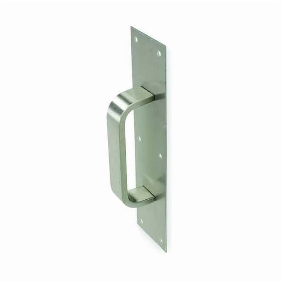 Rockwood Door Pull Plate, Stainless Steel, 16"L x 4"W, 0.05" Proj. 5U640