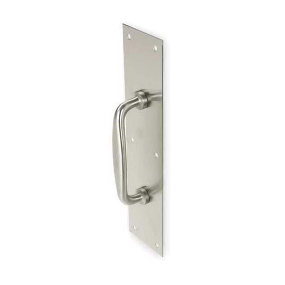 Rockwood Door Pull Plate, Stainless Steel, 12"L x 3"W, 0.05" Proj. 132 X 70A.32D