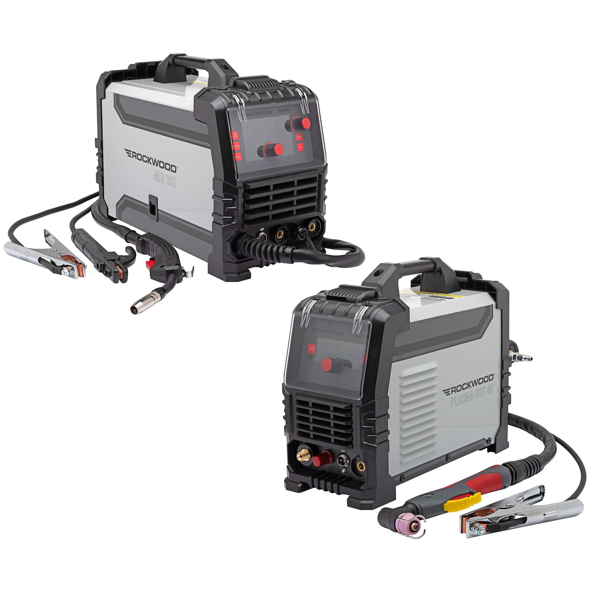 Sign Language Core Kit Rockwood MIG160 Multi-Process Flux Core MIG Welder Plasma Cut 40 Kit ...