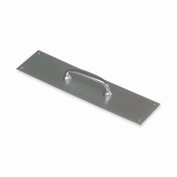 Rockwood Door Pull Plate, Brass, 15"L x 3-1/2"W, 0.05" Proj. 132 X 70B.3