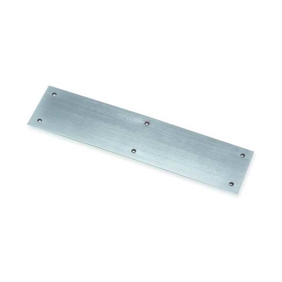 Rockwood Push Plates, Aluminum Dull, 3 x12 In 70A.28