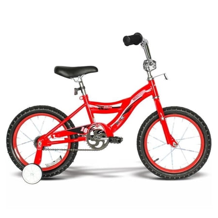 Rocky 16 Inch Kids Bikes with Training Wheels - Red