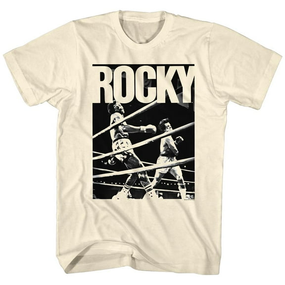 Rocky 1970s Sports Boxing Champion Action Knockout Movie Stallone Adult T-Shirt