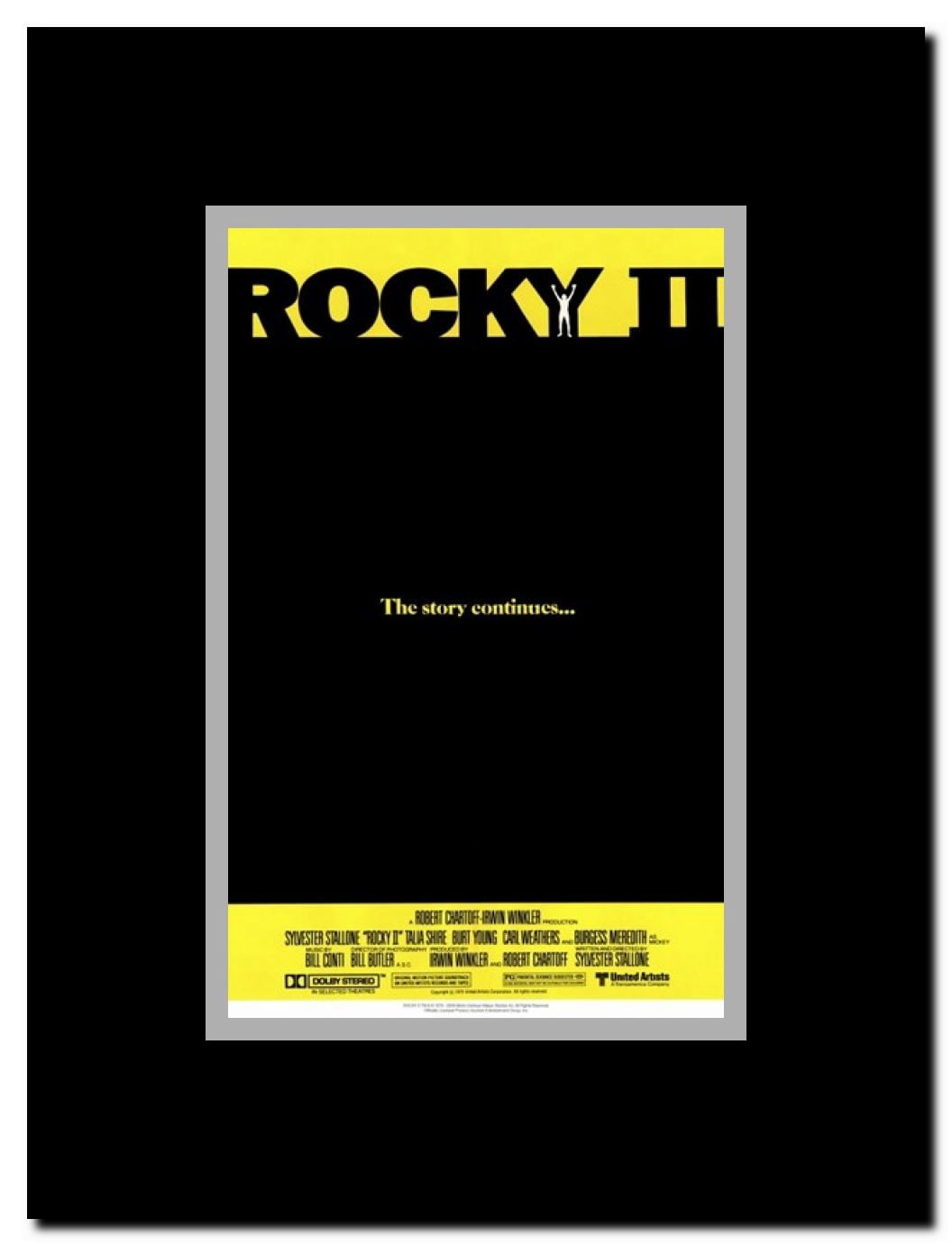 Rocky 2 Framed Movie Poster