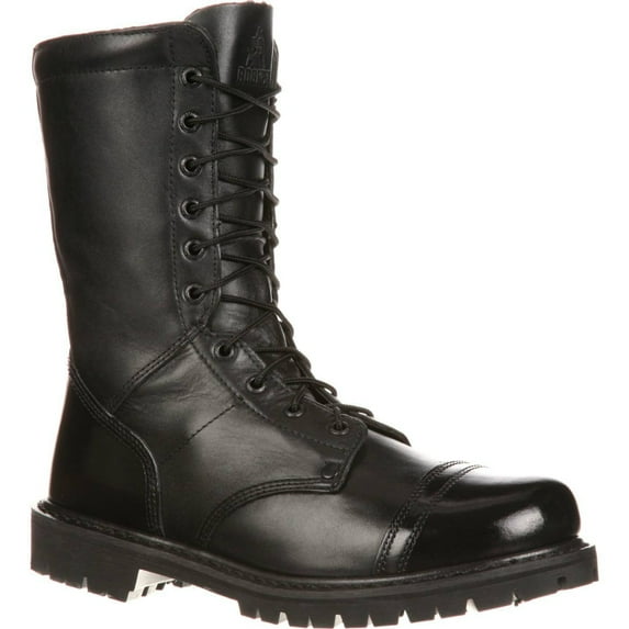 Rocky 2090 Mens Side Zipper Paraboot Duty Jump Boot 6 E US 6Wide (E, W)