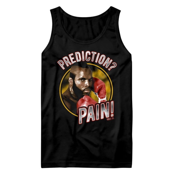 Rocky 3 Clubber Lang Prediction Pain Men's Tank Boxer Mr T Champion Fighter