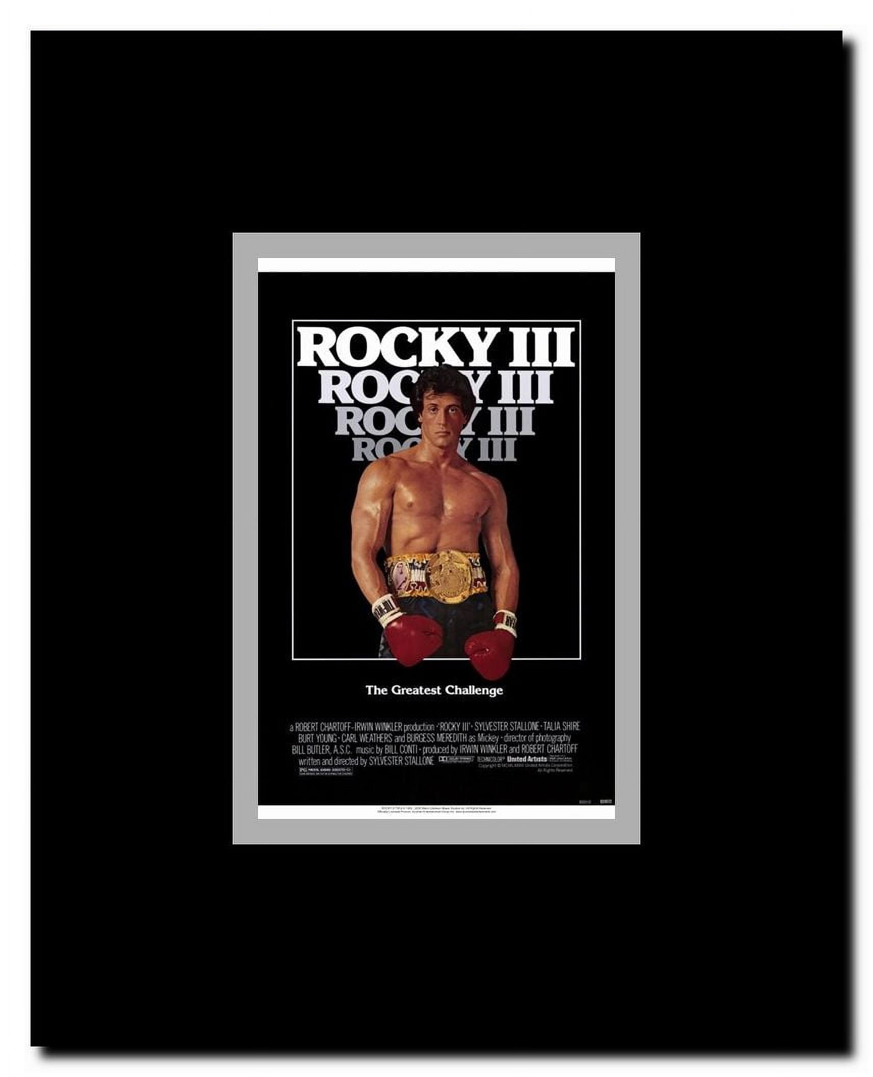 Rocky 3 Framed Movie Poster