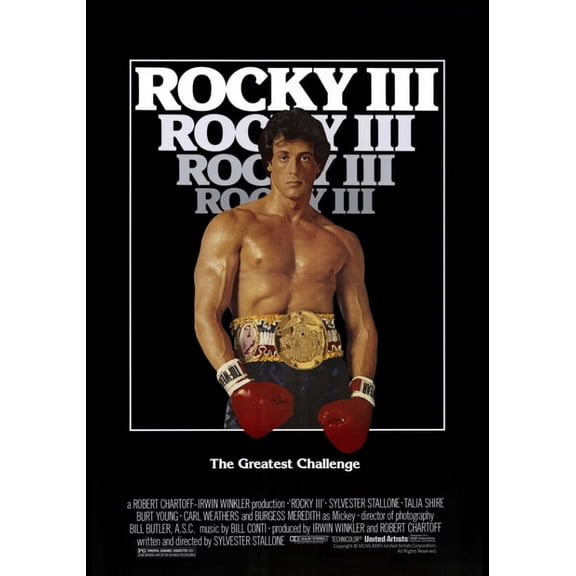 Rocky 3 Movie Poster Print (27 x 40)