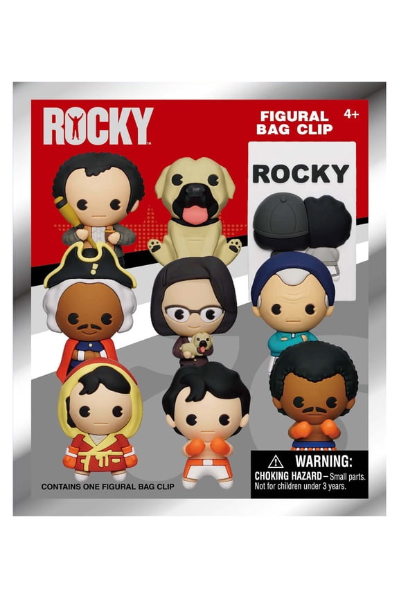 Rocky 3D Figural Blind Bag Clip