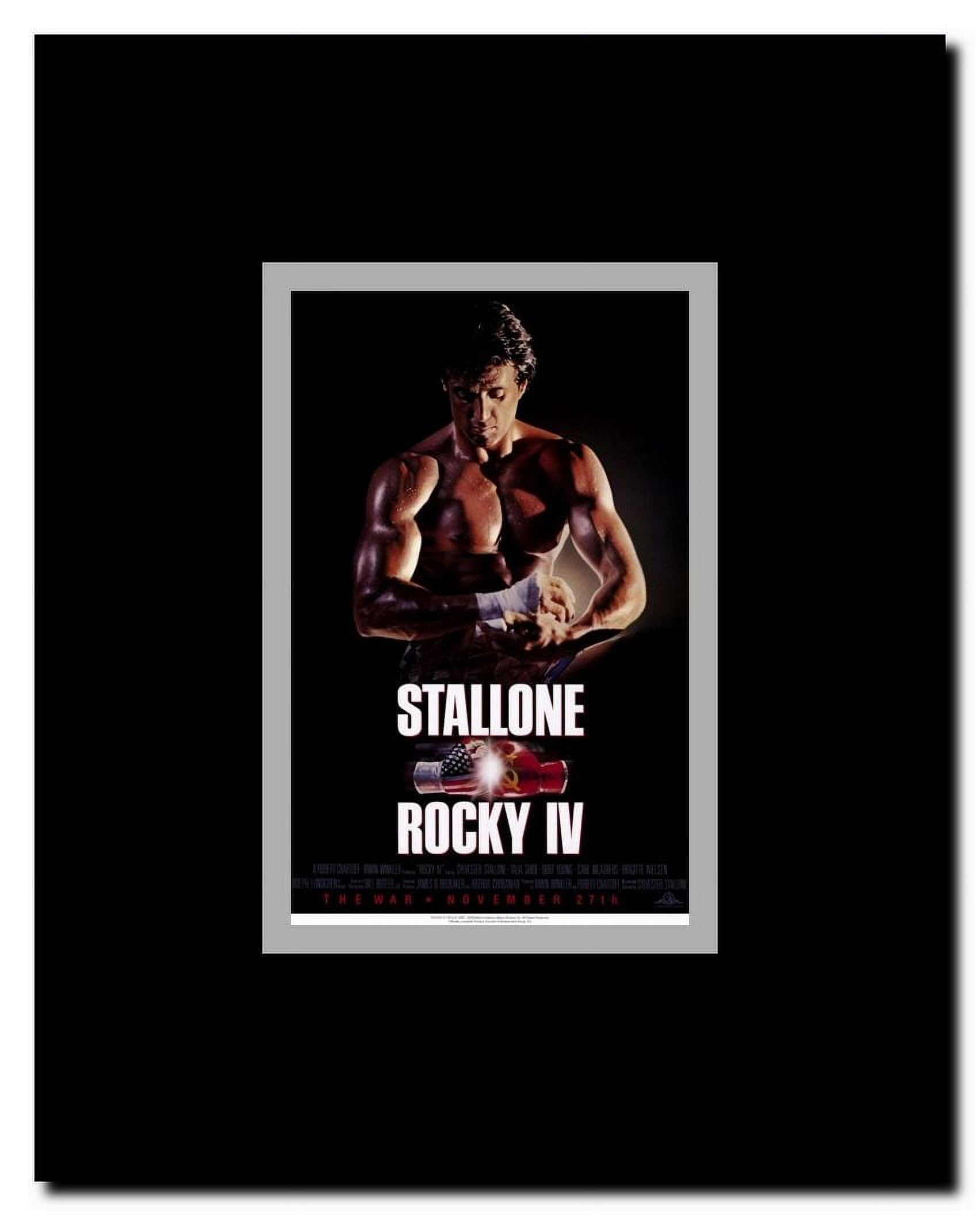 Rocky 4 Framed Movie Poster