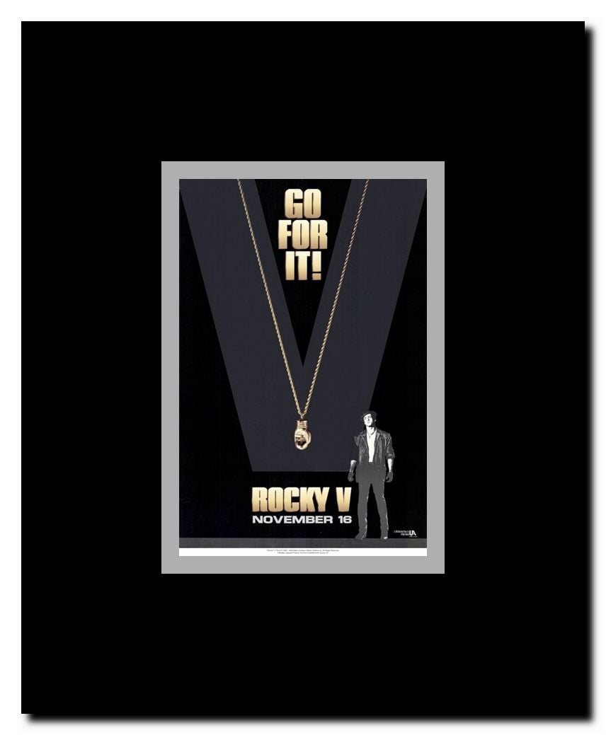 Rocky 5 Framed Movie Poster