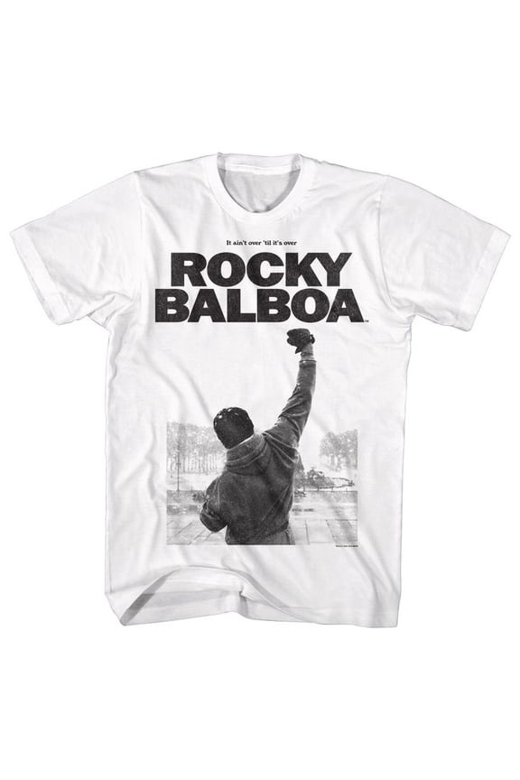Rocky 6 White Adult T-Shirt 5Xl