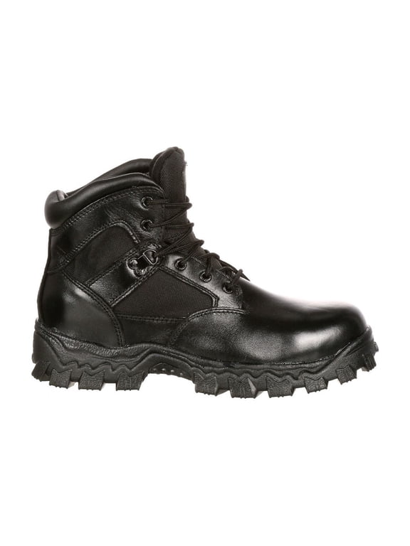 Alpha Force Composite Toe Waterproof Public Service Boot, Black, Size 4(WI)
