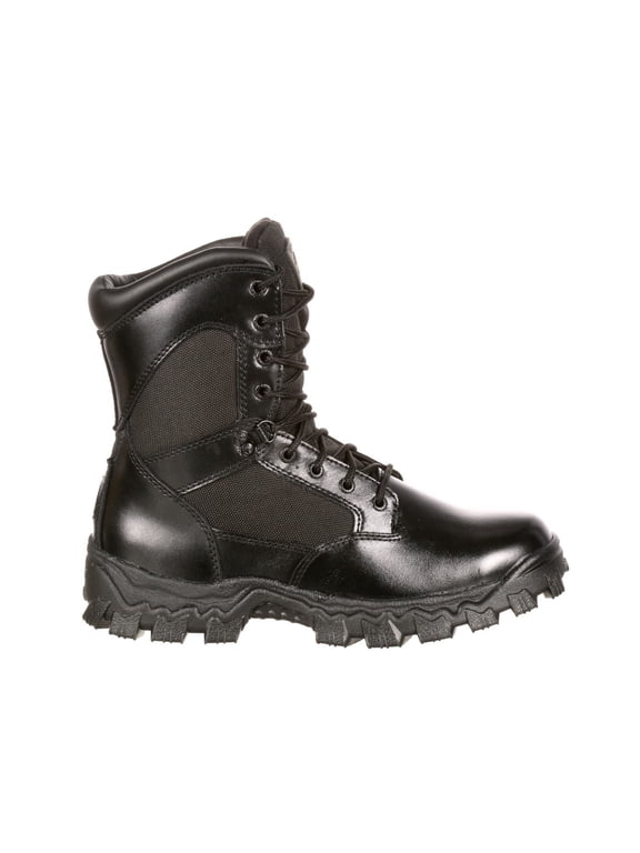 Alpha Force Waterproof Public Service Boot, Black, Size 7.5(WI)