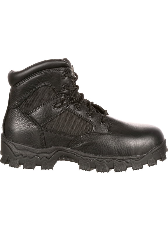 AlphaForce Composite Toe Waterproof Duty Boot, Black, Size 13(W)