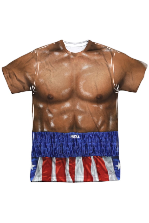 Rocky Apollo Costume Mens Sublimation Polyester Shirt