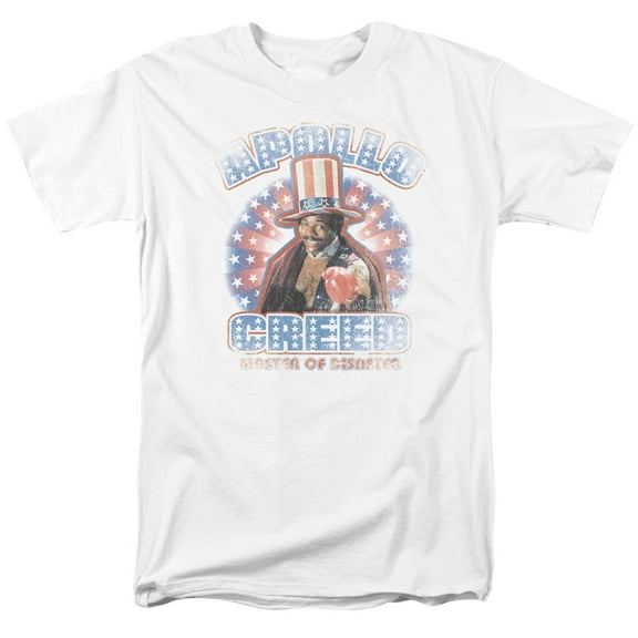 Rocky Apollo Creed Adult 18/1 T-Shirt White