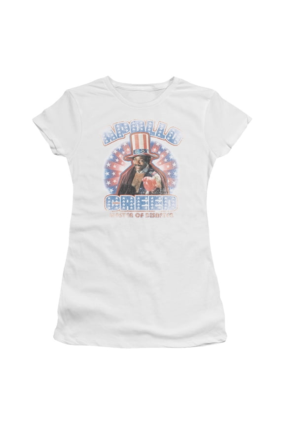 Rocky Apollo Creed Junior Women's T-Shirt Sheer White