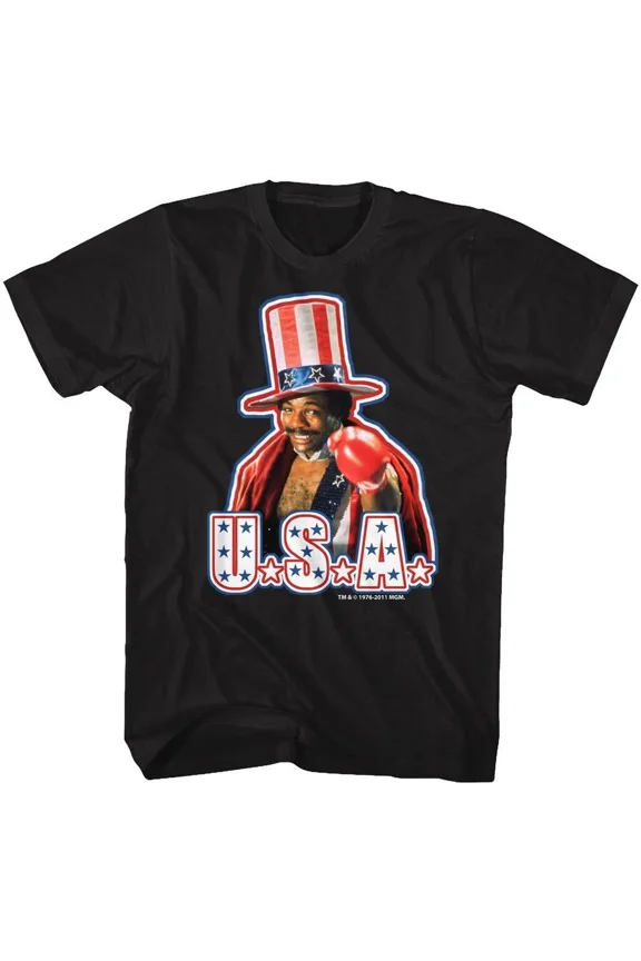 Rocky Balboa Apollo Creed Hat The Champ Boxing Graphic Fashion Unisex T-Shirt, S-5XL