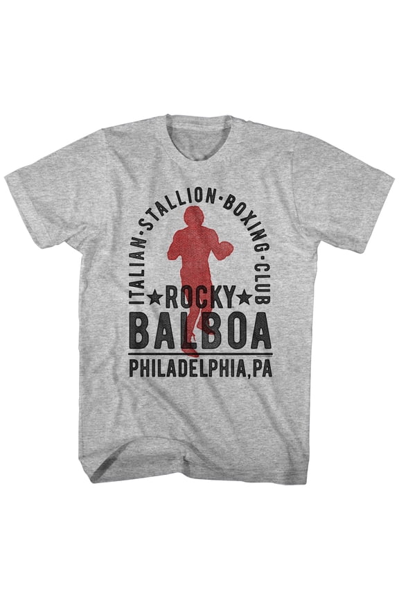 Rocky Balboa Boxing Club Gray Heather T-Shirt