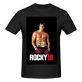 thumbnail image 1 of Rocky Balboa Sylvester Stallone Box Movie T Shirt Men's Summer Short Sleeve T-Shirt Crewneck Casual Tee, 1 of 8
