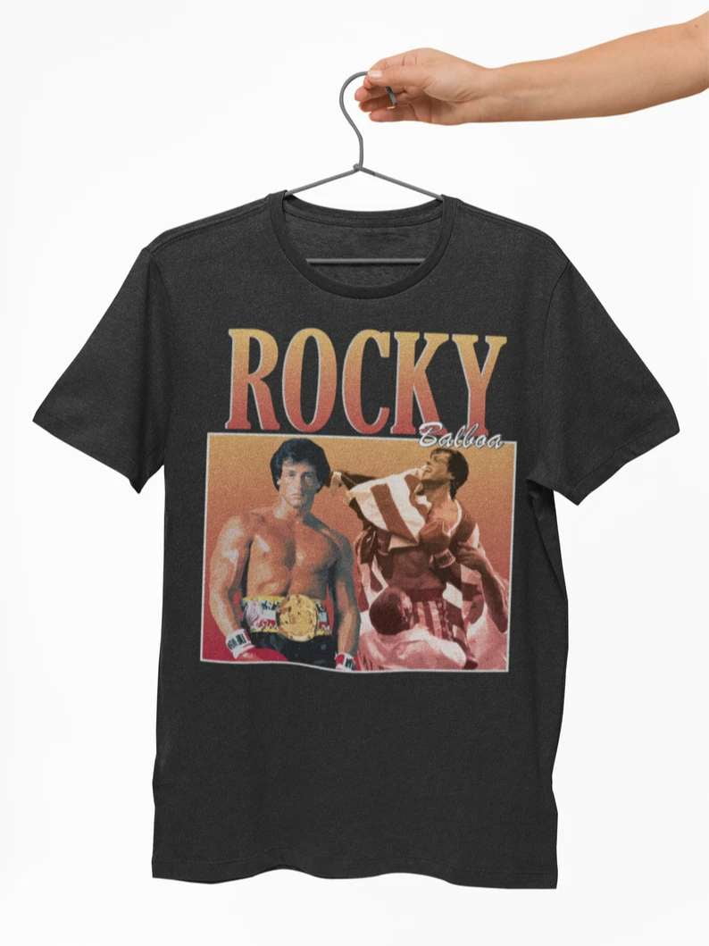 Rocky Balboa T-shirt Sylvester Stallone Arnold Schwarzenegger Creed ...