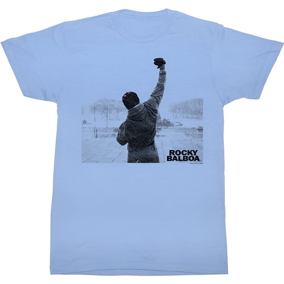 Rocky Balboa Victory Light Blue Heather T-Shirt
